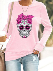 Women'S Casual Printed Sweatshirt