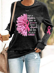 Women'S Casual Awareness Long-Sleeved Sweatshirt