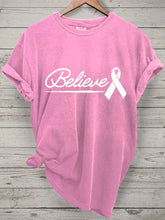 Women's Believe Print T-Shirt