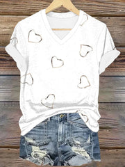 Women's Awareness Print Casual T-Shirt