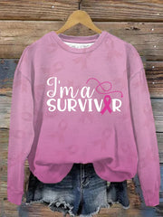Women's Ribbon Survivor Sweatshirt