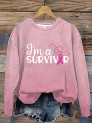 Women's Ribbon Survivor Sweatshirt