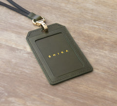 Personalized ID Holder with Lanyard, Custom ID Badge Holder