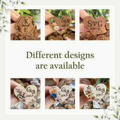 Custom Wooden Name Hearts, Wedding Boutonnieres, Guest Favors