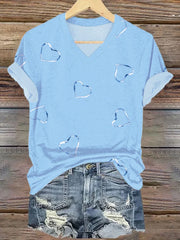 Women's Awareness Print Casual T-Shirt
