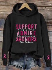 Women's Support Admire Honor Casual Hoodie