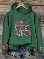 Women's Support Admire Honor Casual Hoodie