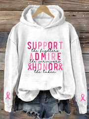 Women's Support Admire Honor Casual Hoodie