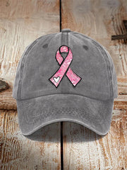 Pink Ribbon  Awareness Warrior Supporter Hat