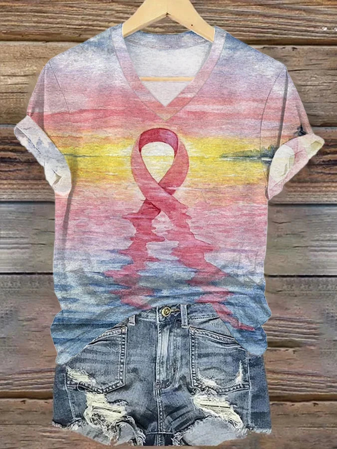 Women's  Awareness Print T-Shirt