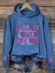 Women's Support Admire Honor Casual Hoodie
