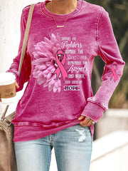 Women'S Casual Awareness Long-Sleeved Sweatshirt