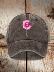 Pink Ribbon Faith  Warrior Supporter Hat