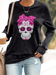 Women'S  Casual Printed Sweatshirt
