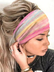 Womens  Awareness Design Printed Flower Headband