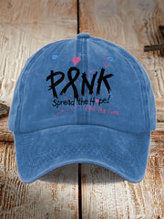 Awareness Print Casual Baseball Cap
