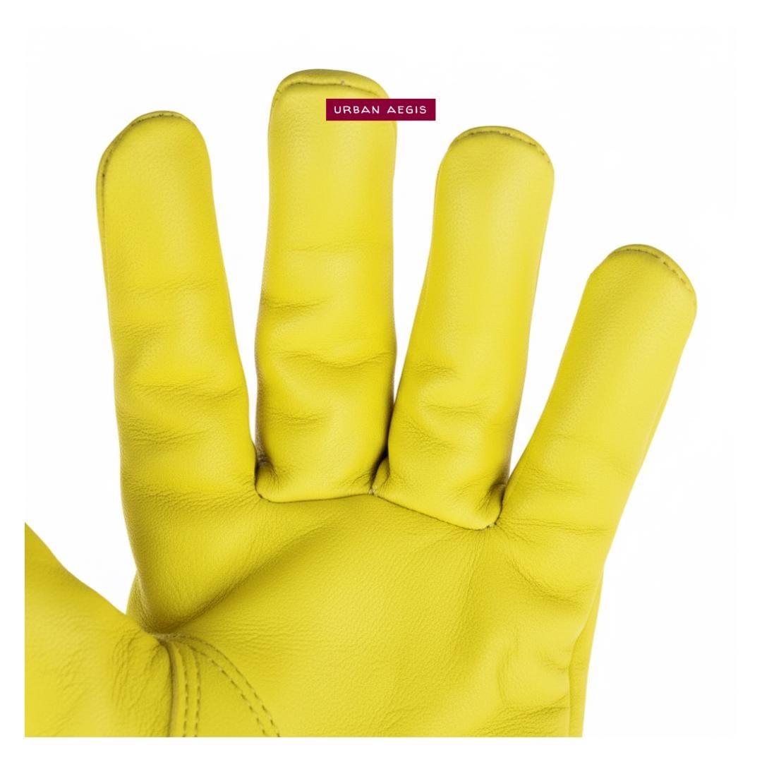Personalized Long Cuff Leather Gardening Gloves, Rose Pruning Garden Gloves, Yard Work Gloves